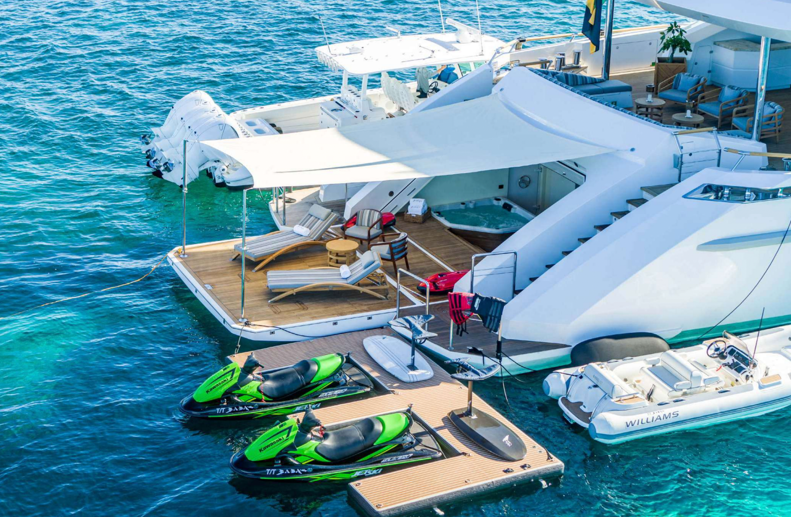 BABA'S party yacht charter Cannes