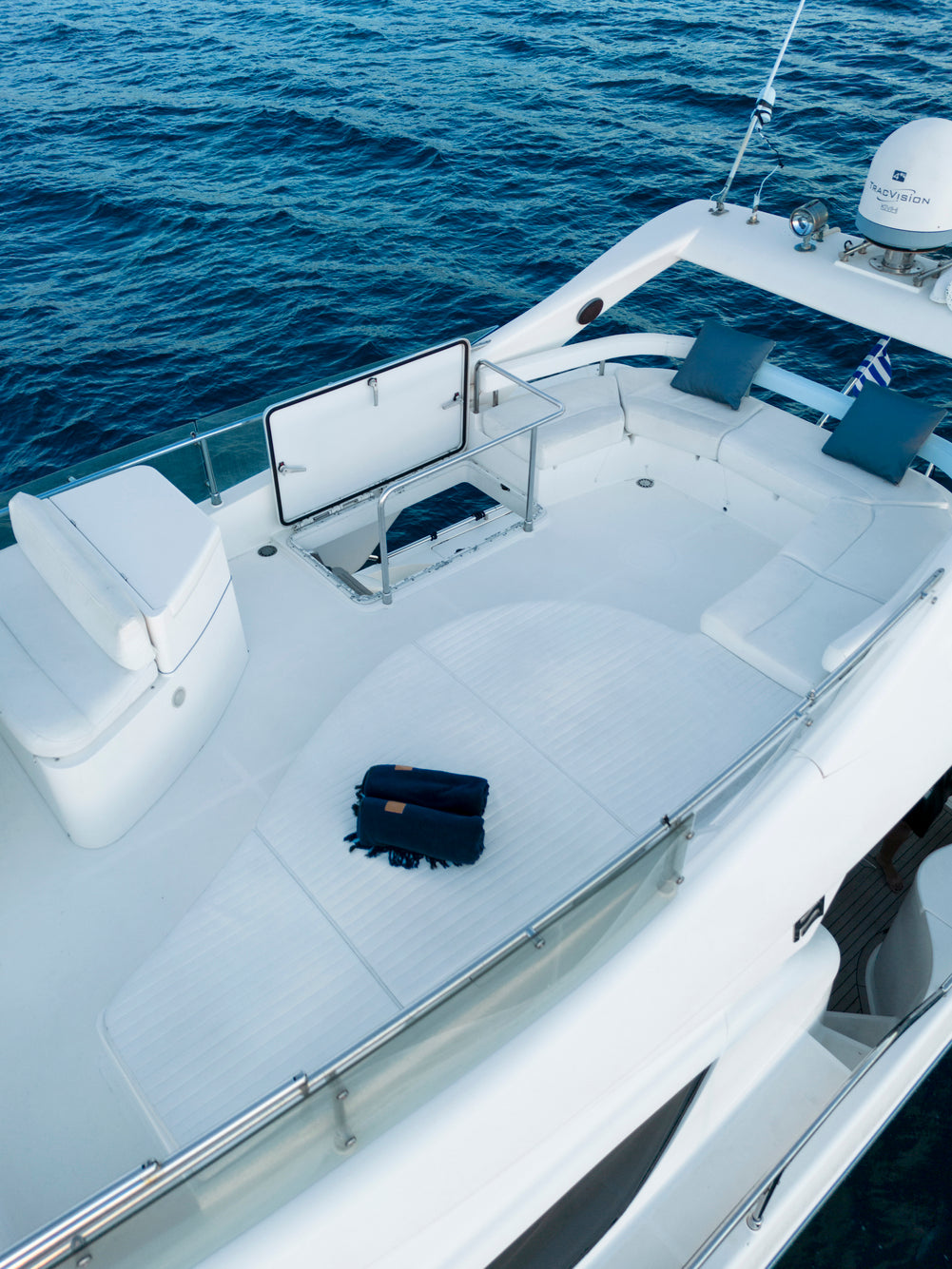 FERRETTI private yacht charter Mykonos Greece