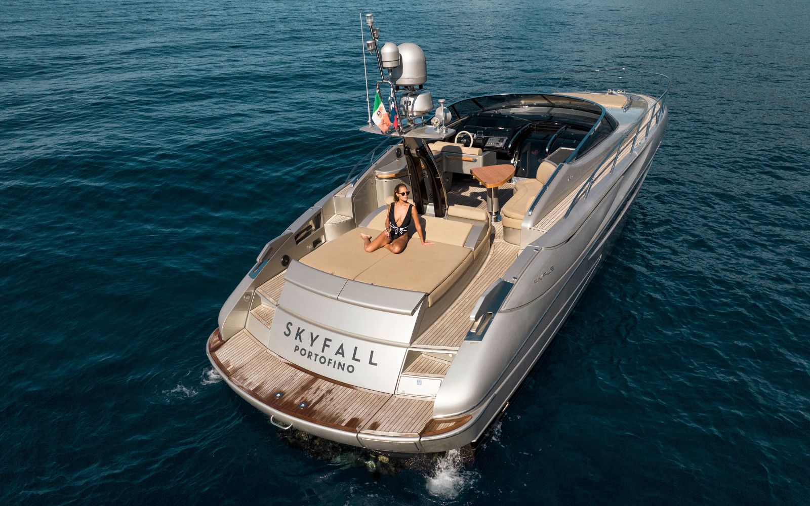 Naples Italy Mega yacht charter with jet ski