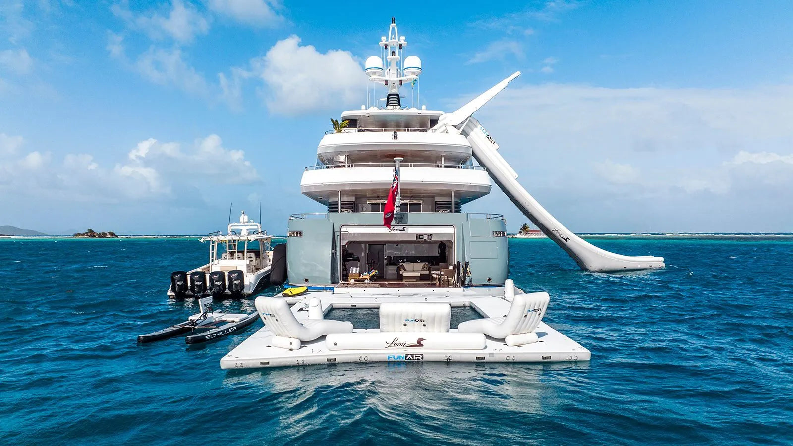 Mega yacht charter with jet ski Monaco