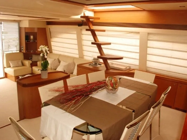 FERRETTI yacht charter Mykonos Greece with crew