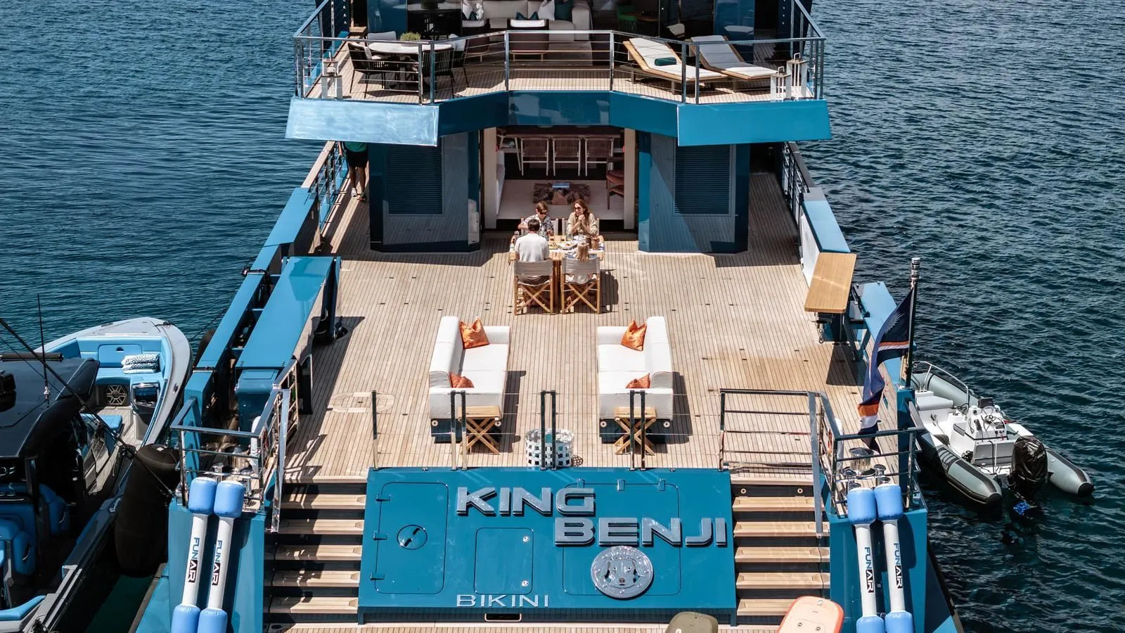 KING BENJI Large yacht charter French Riviera