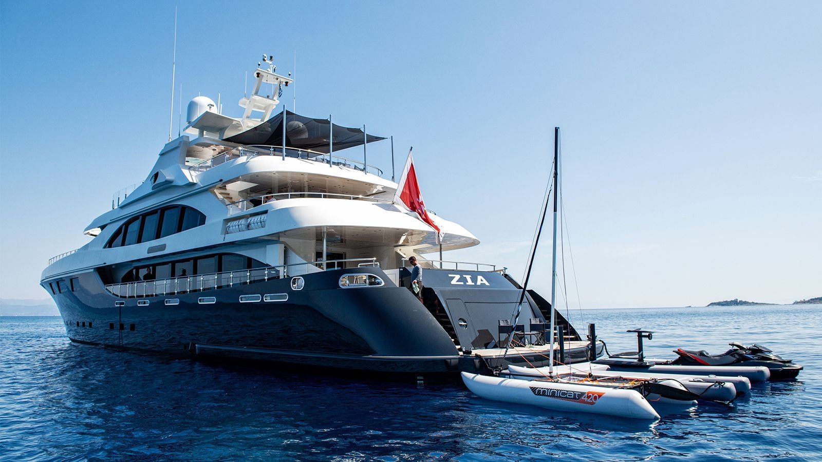 M/Y ZIA private yacht charter Cannes France