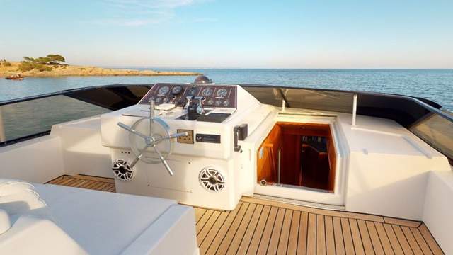 Mega yacht charter Mykonos Greece
