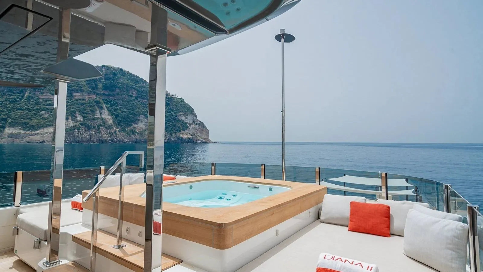Diana II yacht charter Italian Riviera