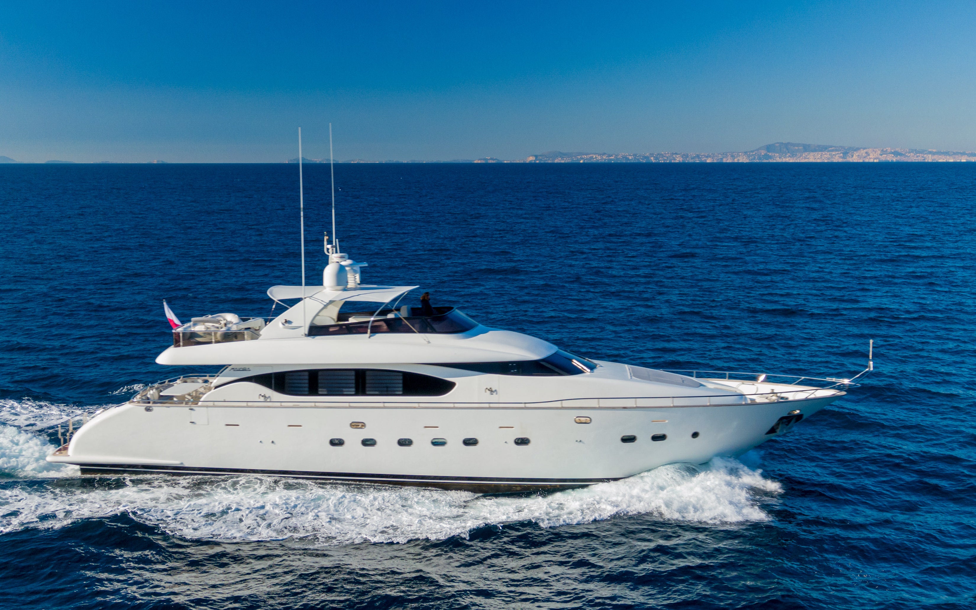 luxury yacht rental Italian Riviera