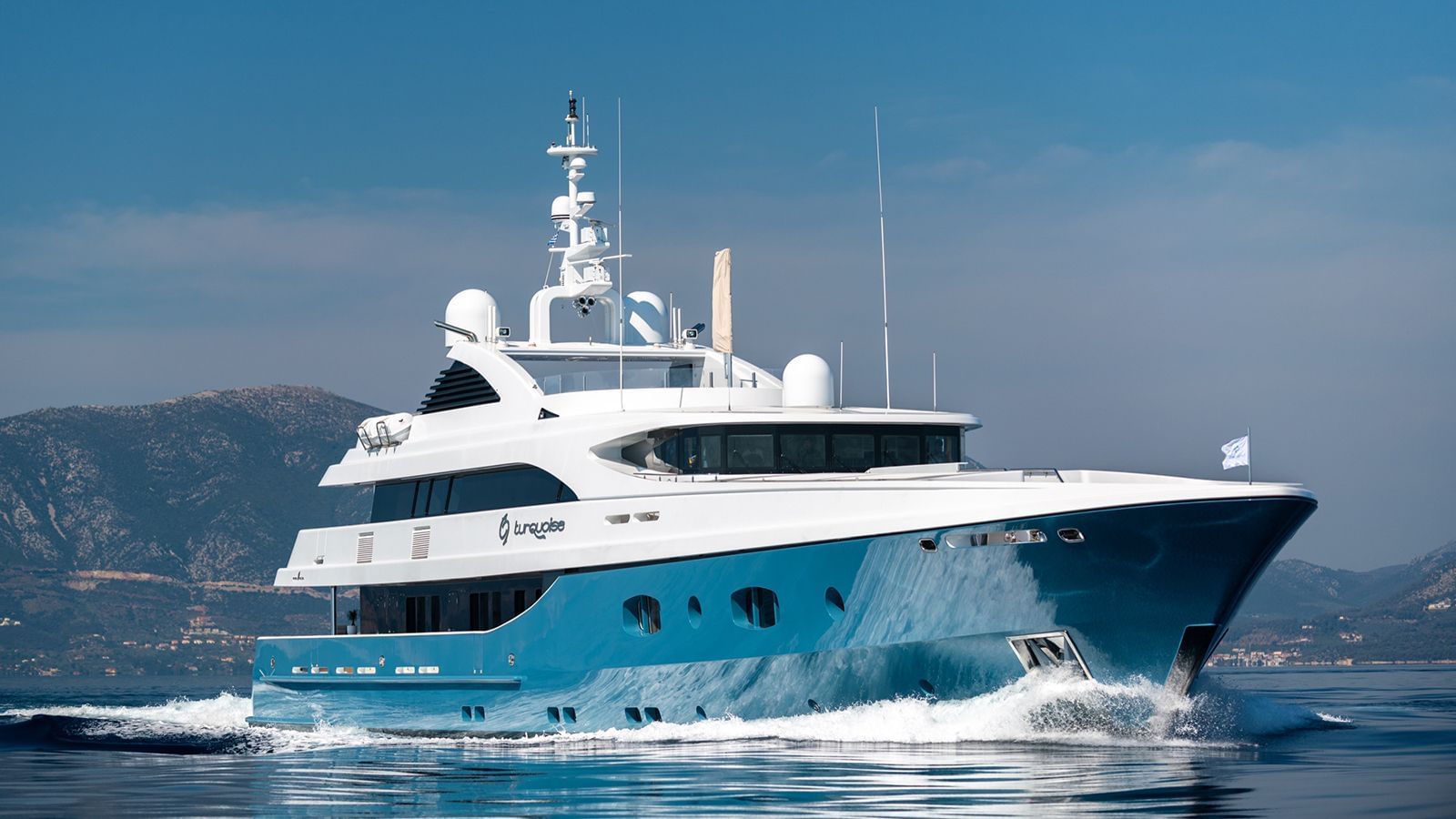 M/Y TURQUOISE fully crewed motor yacht French Riviera