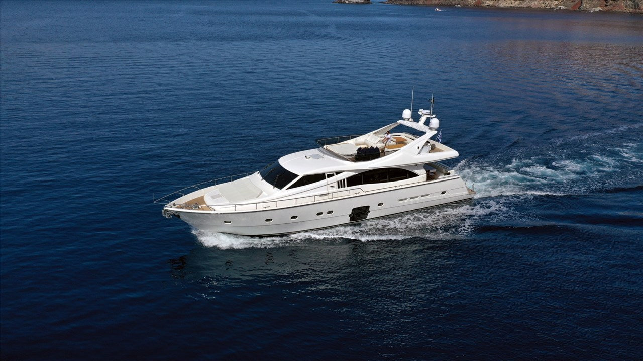 FERRETTI dream yacht charter Mykonos Greece